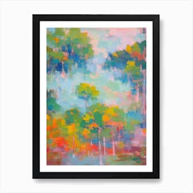 Aluminum Plant Impressionist Painting Art Print