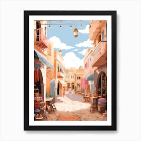 Marrakech Morocco 5 Illustration Art Print
