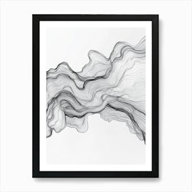 Abstract Wave 4 Art Print