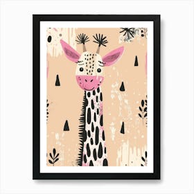 Giraffe Print Art Print