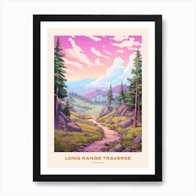 Long Range Traverse Canada 2 Hike Poster Art Print