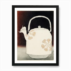 East Asian Inspired Kettle Illustration, Shin Bijutsukai Art Print