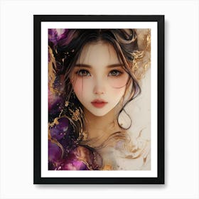 Asian Girl 3 Art Print