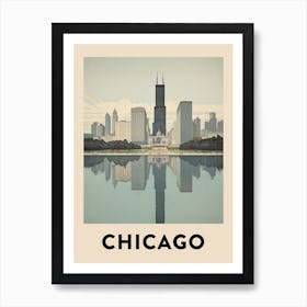 Chicago Travel Poster Art Print