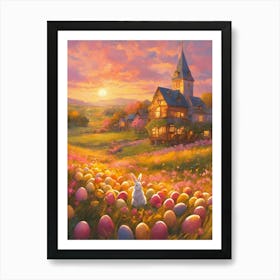 Easter bunny 2 Art Print