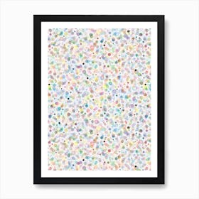 Cosmic Bubbles Multicolored Art Print