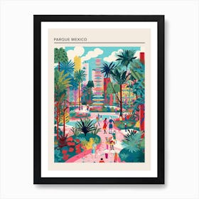 Parque Mexico Mexico City 2 Art Print