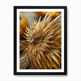 Golden Phoenix Art Print