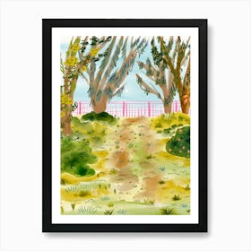 Forest in Bandung, Indonesia Art Print