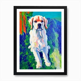 Irish Setter Fauvist Style Dog Art Print