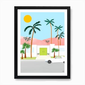 Palm Springs House Art Print