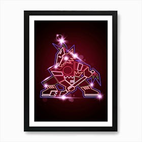 Arizona Coyotes 1 Art Print