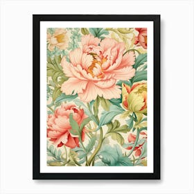 Floral Wallpaper 93 Art Print