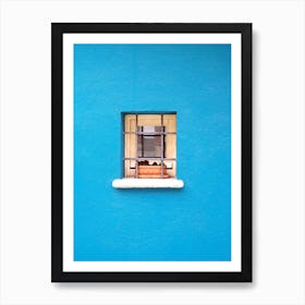 Window In A Blue House Art Print