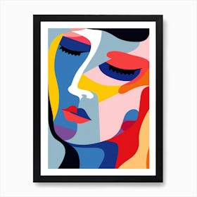 Face Of A Woman 4 Art Print