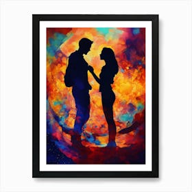 Love In The Sky Art Print