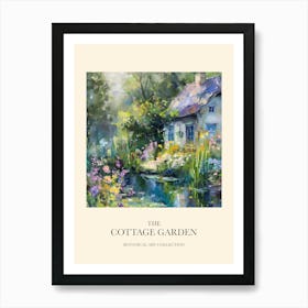 Cottage Garden Poster Enchanted Pond 10 Art Print