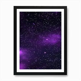 Purple Nebula 1 Art Print