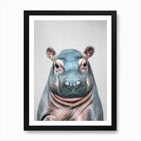 Baby Hippo Art Print