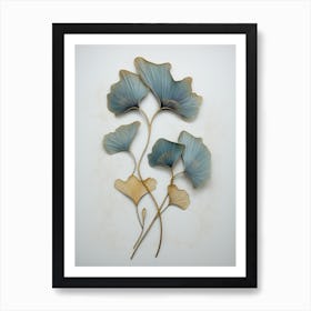 Ginko Leaves Art Print