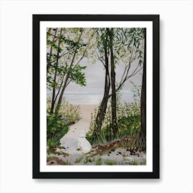 Baltic Sea & Henry Art Print