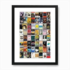 Australia Music Print - Retro Cassette Covers Art Print