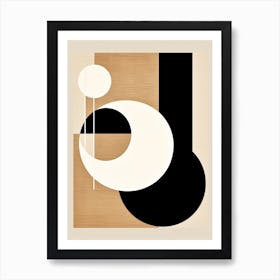 Bremerhaven Brilliance, Geometric Bauhaus Art Print