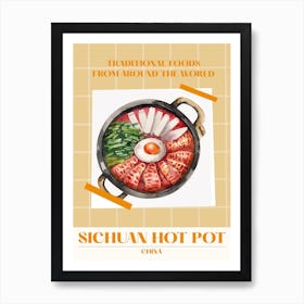 Sichuan Hot Pot China 2 Foods Of The World Art Print