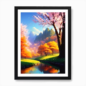 Cherry Blossoms 20 Art Print