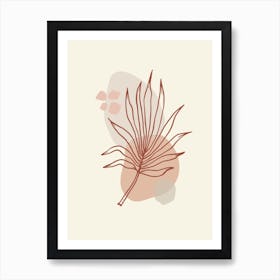 Palm Leaf Art Print