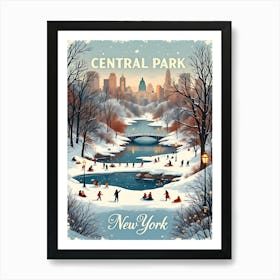 Central Park New York 2 Art Print