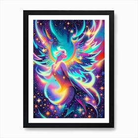 Angel In Space Art Print