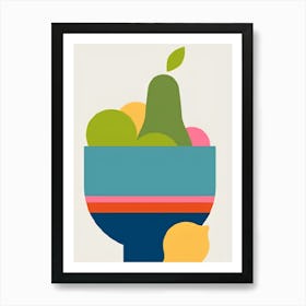 Bowl Of Fruit Art Print