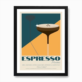 The Espresso Martini Art Print