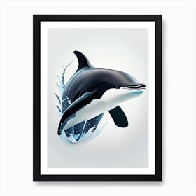  Orca Digital Illustration Art Print