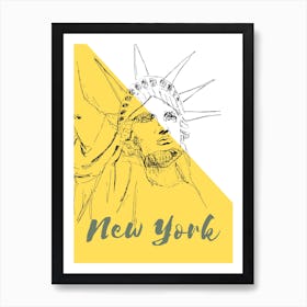 Statue of Liberty New York city USA Art Print