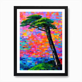 Bald Cypress Tree Cubist 1 Poster