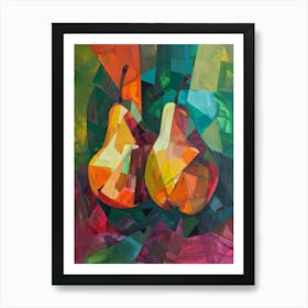 Two Pears Art Print