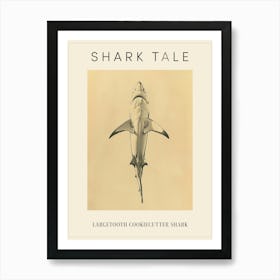 Mako Shark Vintage Illustration 1 Poster Art Print
