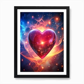 Heart Of Light Art Print