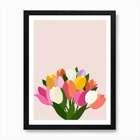 Fresh Tulips | 05 Art Print