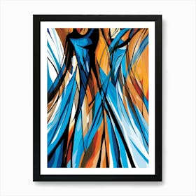 Abstract Dancers Art Print