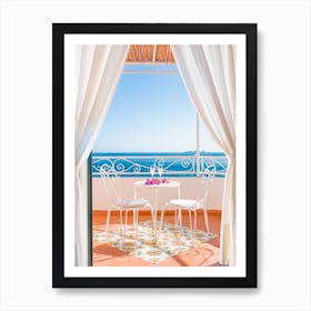 Positano Cocktail Hour 2 Art Print