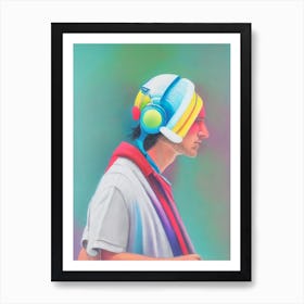 Dj Nelson Colourful Illustration Poster