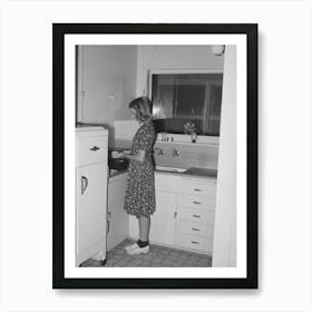 Corner Of Kitchen In House At Mineral King Cooperative Farm, Kern County, California By Russell Lee Art Print