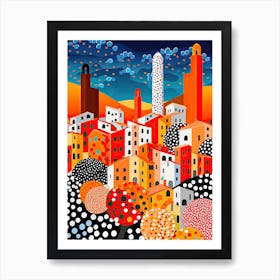 Florence, Illustration In The Style Of Pop Art 2 Art Print