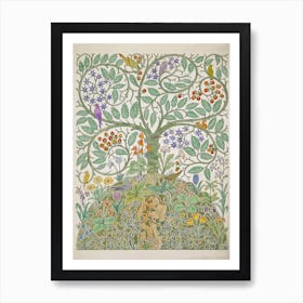 The Garden Of Eden, CFA Voysey Art Print