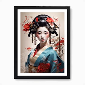 Geisha 6 Art Print