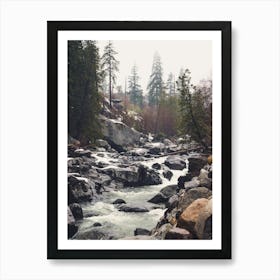 Rocky Mountain River Hideaway Art Print