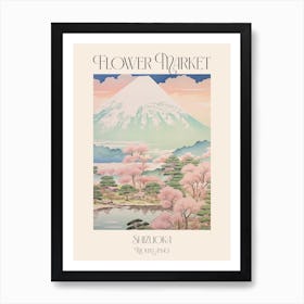 Flower Market Mount Amagi In Shizuoka Japanese Landscape 1 Poster Art Print